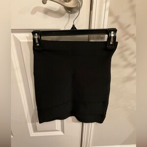 NWT BCBG Black Mini Skirt Size Small